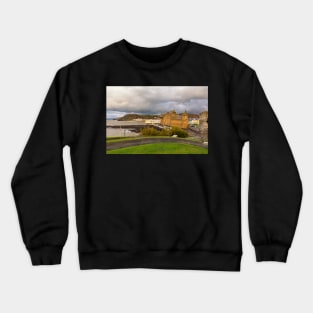 Aberystwyth from Aberystwyth Castle, Ceredigion, Wales Crewneck Sweatshirt